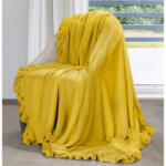 Brightenzi Dolly fodros takaró Mustársárga 150x200 cm (HS347153)