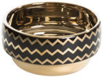 Thea1 dekoratív tál Fekete/arany 20x10 cm (353134)