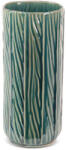  Rea kerámia váza Zöld/bézs 12x12x28 cm (402283)