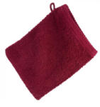  Frottír mosdókesztyű 400 g/m2 Bordó 16x21 cm (402798)