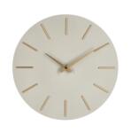 Bizzotto Ceas perete bej auriu Timeline 40x5 cm (0182383deco)