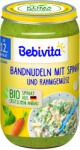 Bebevita Био пюре Bebivita - Макарони, спанак, зеленчуци и сметана, 250 g (16211)