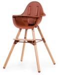Childhome Scaun de masa reglabil in inaltime Childhome Evolu 2 Natural Ruginiu (CH-CHEVOCHRU) - kidscare Scaun de masa bebelusi, inaltator