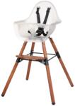 Childhome Scaun de masa reglabil in inaltime Childhome Evolu 2 Natural inchis Alb transparent (CH-CHEVOCHFR) - kidscare Scaun de masa bebelusi, inaltator