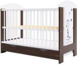 Hubners Patut copii din lemn Hubners Calisto Girafa 120x60 cm maro cu sertar (PHCALGI12MAS) - kidscare
