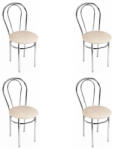  Nizza étkezőszék króm + sonoma 4 db
