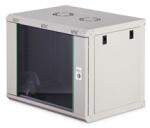 ASSMANN Dynamic Basic 19" 9U 478x600x450mm üvegajtós szürke fali rack szekrény (DN-19 09-U-EC)