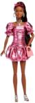 Mattel Barbie, Deluxe Style, papusa, rochie roz Papusa Barbie