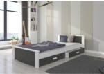 ADRK Ágy ALDEX 180x80, Fehér, Füstszürke - sprintbutor