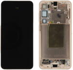 Samsung GH82-36368F-PA Gyári Samsung Galaxy S25 Plus OLED kijelző érintővel Arany (Pink gold) kerettel, előlap (GH82-36368F-PA)