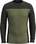 SMARTWOOL Classic Thermal Merino Base Layer Colorblock férfi hosszú ujjú XL zöld