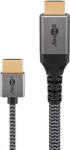 Goobay Cablu Slim High Speed HDMI 4K60Hz T-T 5m brodat, Goobay G75755 (G75755)