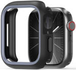 Apple Watch 7-9 (45 mm), Műanyag + szilikon védőkeret, szíj nélkül, közepesen ütésálló, Dux Ducis Bamo, sötétszürke