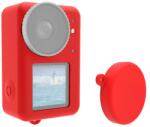 PULUZ Husă silicon PULUZ pentru camera de acțiune DJI Osmo Action 5 Pro / Osmo Action 4 / Osmo Action 3 roșu