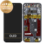 Honor Magic7 Pro - LCD Kijelző + Érintőüveg + Keret (Black) - 0235AMRV Genuine Service Pack, Black