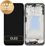Samsung Galaxy A26 A266E - LCD Kijelző + Érintőüveg + Keret (Black) - GH82-37049A Genuine Service Pack, Black