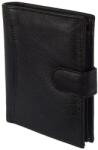 Always Wild Állított fazonú fekete bőr pénztárca, irattartó külső kapoccsal Always Wild (1425 x)