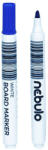 Nebulo Táblamarker NEBULO kerek kék (WBM/TM-WB568-BLUE) - papir-bolt