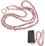  Breloc Telefon Cuart Capsuni 122 cm - Iubire Bucurie si Protectie Emotionala - Cu Agatator Metalic