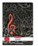 Herlitz A4 Hangjegyfüzet, A4/86-32, Fekete - Herlitz (H_2025_400200728_fekete)