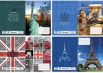 T-Creativ Füzetborító betétes T-Creativ Cities városok képei 4x5 db/csomag (N12068TCI)