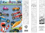 T-Creativ Színező lapok A/4 10 lapos T-Creativ Autós (M23002TAU)