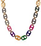 SAVICKI Colier argint placat cu aur zirconiu 43 cm