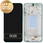 Samsung Galaxy A26 A266E - Ecran LCD + Sticlă Tactilă + Ramă (Mint) - GH82-37049C Genuine Service Pack, Mint