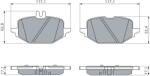 Bosch set placute frana, frana disc BOSCH 0 986 460 250 (0 986 460 250)
