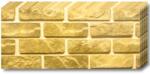 Tapetoo Home Decor 50 db Tapetoo® márványutánzat öntapadós tapéta, vízálló, modern kivitel, könnyen felszerelhető, erős ragasztó, 2 mm vastag, 9 nm fedőfelület, 30 x 60 cm, sárga tégla (set-50xMarmuraPZ6602-30x60cm)