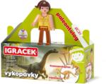 EFKO Igráček Paleontoložka s vykopávkami dinosaurů Parasaurolophuse a Diplodocuse
