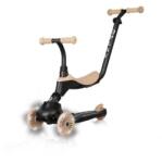 Qplay Roller / futóbicikli Sema Evo LED lámpákkal Khaki, életkor 1 - 6 év, 50 kg-ig (AGSST-005-EVO-Khaki)