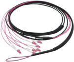 LogiLink Fiber törzskábel U-DQ(ZN)BH, 8 eres multimódusú OM4, 70 m, LC/UPC - LC/UPC (FT2U070) - pepita
