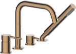 Oltens Molle kád és zuhany csaptelep fürdőkád fölé réz csiszolt 34200610 (34200610)
