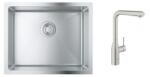 GROHE Készlet konyhai csaptelep Grohe Essence 30270DC0, acél mosogató Grohe K700 31574SD1