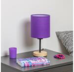 Brilagi Brilagi - Asztali lámpa NUBILA WOOD 1xE27/25W/230V tölgy/lila BG1567M (BG1567M)