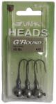 Gunki Jig fej Jig Round Natural (3db) 8g