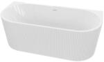 Lavita Oklahoma fal mellé szerelhető fűrdőkád 170x80 cm ovális fehér 5900378345770 (5900378345770)