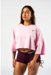 Nebbia Oversized Cropped Tee JUST FLOW 431 rózsaszín, XS / S