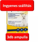 Orion Pharma 4 csomagtól : Fipnil combo (2-10kg. kutyáknak ) 3db ampulla ( 67 mg/60, 30 mg)