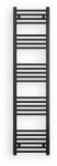 Welland Fekete 400x1600mm törölközőszárítós fürdőszobai radiátor Welland Lux | Készletről | Gyors kiszállítással (CN1600400BL)