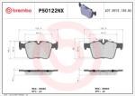 BREMBO fékbetétkészlet, tárcsafék BREMBO P50122NX (P50122NX)