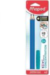 Maped Kidy Learn Concentration írástanító háromszögletű grafitceruza szett ceruzafogóval - MAPED (CW-IMA854400)