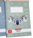 Herlitz 1. osztályos vonalas füzet, Animals - Koala (A5/14-32) (H_2025_004)