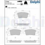 DELPHI Set placute frana DELPHI LP3880 (LP3880)