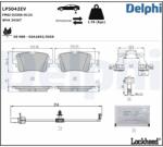 DELPHI Set placute frana DELPHI LP5042EV (LP5042EV)