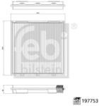 Febi Bilstein Filtru, aer habitaclu FEBI BILSTEIN 197753 (197753)