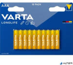 VARTA Elem, AAA mikro, 10 db, VARTA "Longlife (4103101461)