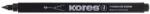 Kores Alkoholos marker, CD/DVD, 1 mm, KORES, fekete