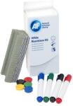 Af Tisztítófolyadék, táblához, szivaccsal, törlőkendővel, mágnessel, táblafilccel, 125 ml, AF Whiteboard cleaning kit